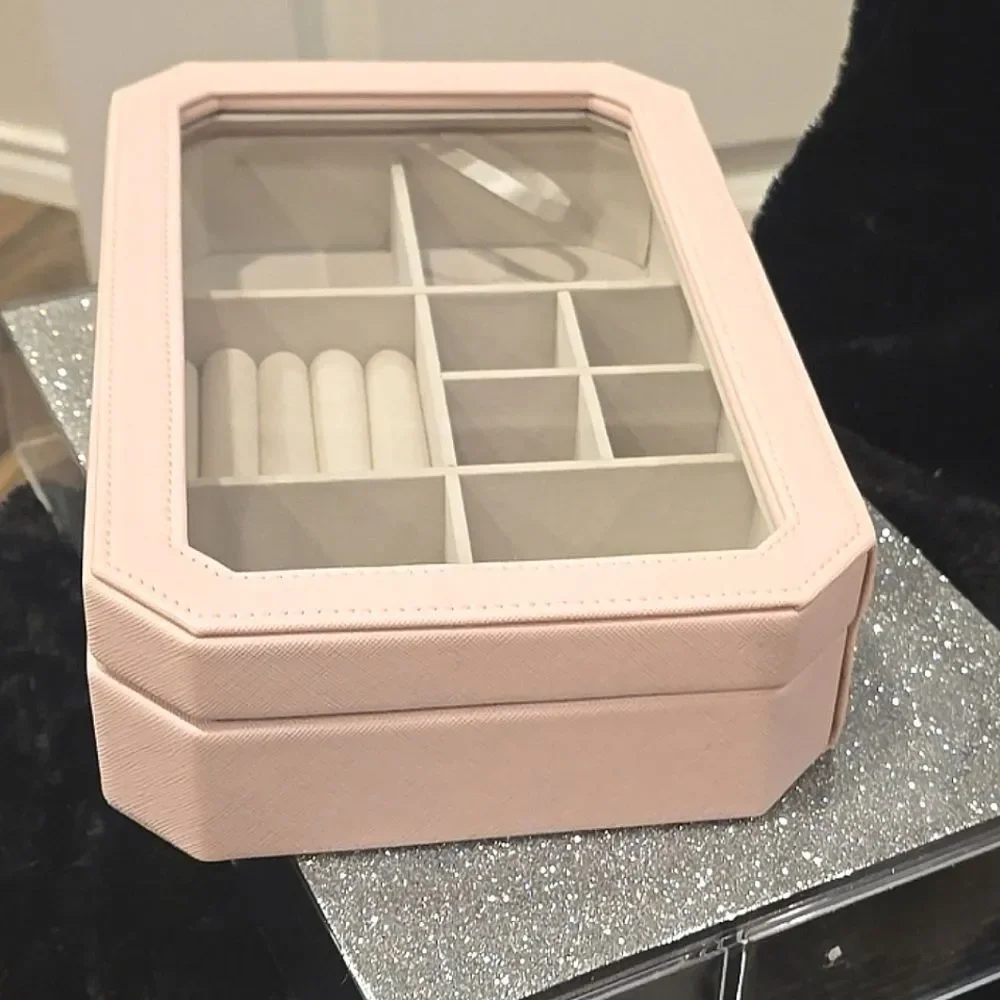 At‎ Home Windowed Sectioned Jewelry Storage
